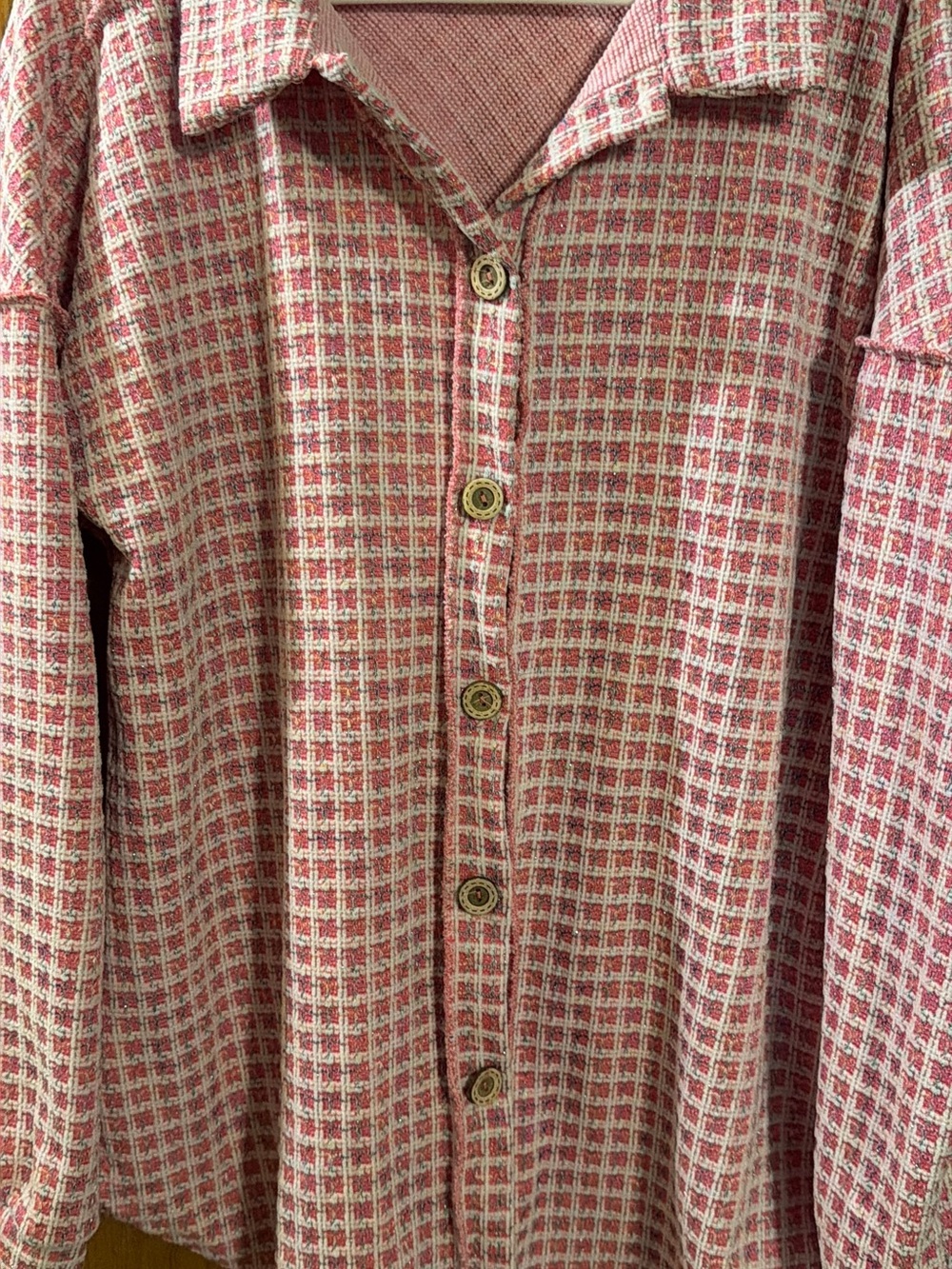 HEIMISH USA Pink Plaid Button-Down Shirt